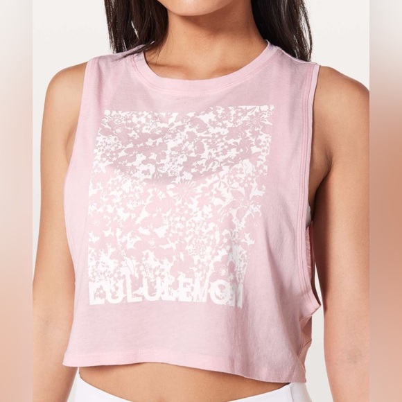 Lululemon Muscle Love Crop Tank *Expression - Petals, Size 6 - Picture 5 of 11